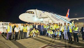 الخطوط الجوية اليمنية تستقبل الطائرة "مملكة حِمير" الجديدة