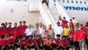 بعثة المنتخب الوطني الأول والاولمبي تشكر قيادة الخطوط الجوية اليمنية